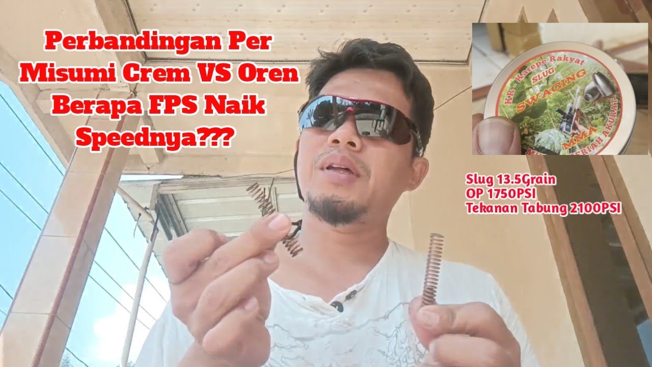 Perbandingan Per Misumi Cream dan Per Misumi Oren tanpa Oprek Apapun