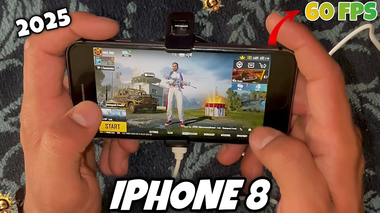 IPhone 8😍 best 60fps device 🔥/ iPhone 8 pubg test in 2025❤️