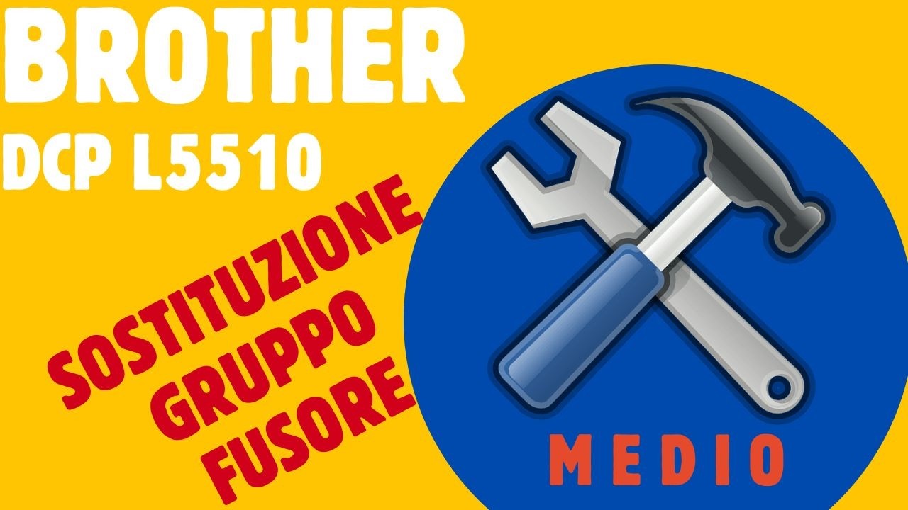 Come sostituire il gruppo fusore della BROTHER DCP L5510