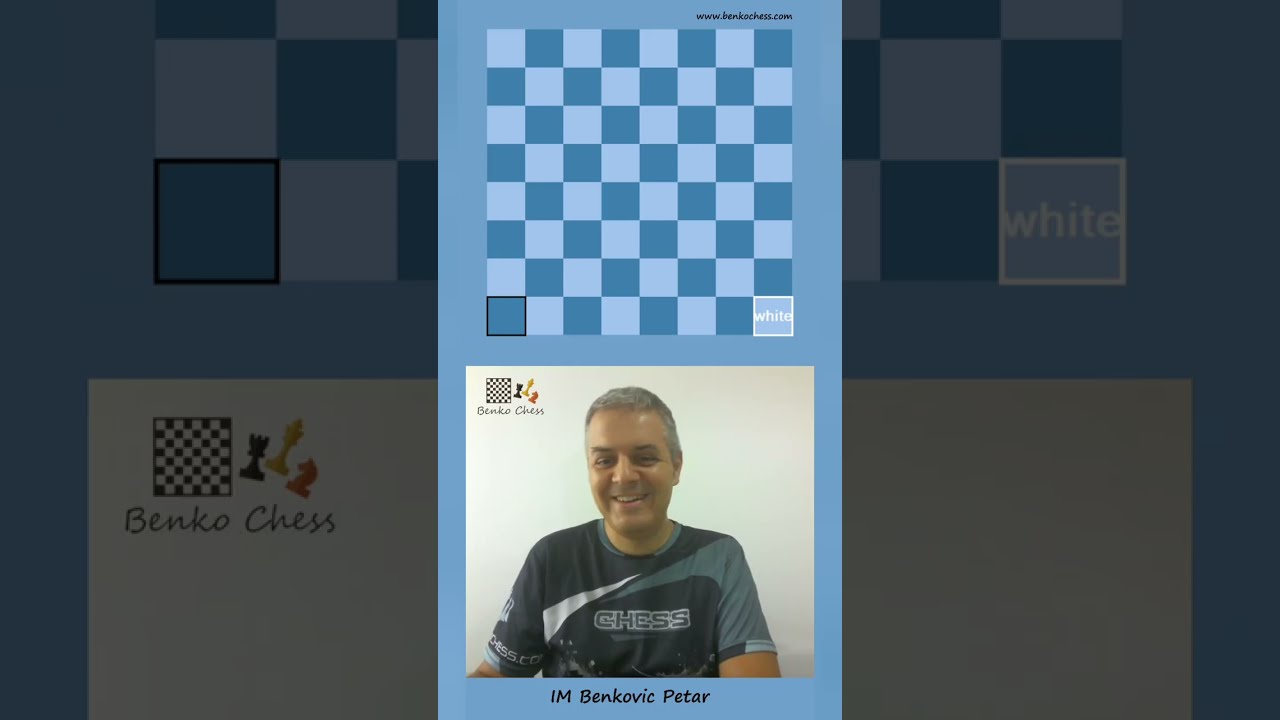 Nauči da igraš šah / Škola šaha za početnike / Tabla i figure / IM Benkovic Petar