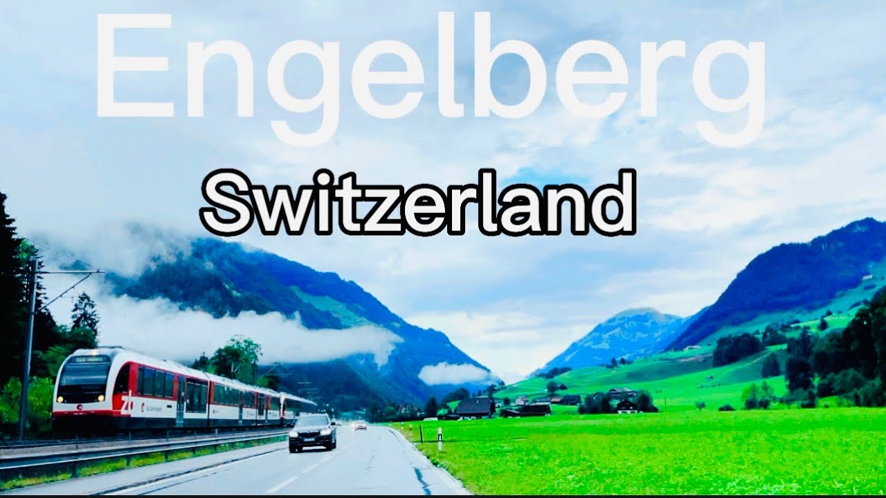 ENGELBERG SWITZERLAND🇨🇭After Rain 🌈🌤☀️, Swiss Alps , 4K , 