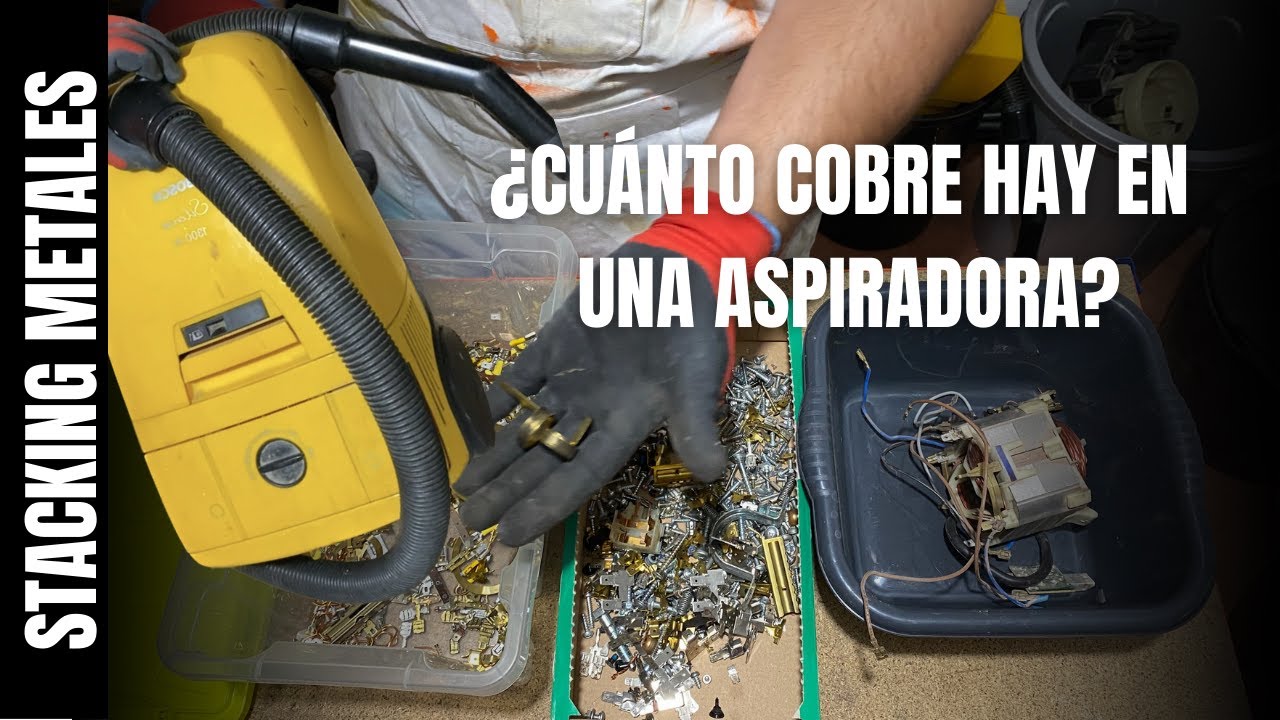 DESMONTANDO ASPIRADORA - Stacking Metals  - trashtotreasure - ASMR - Recuperando cobre