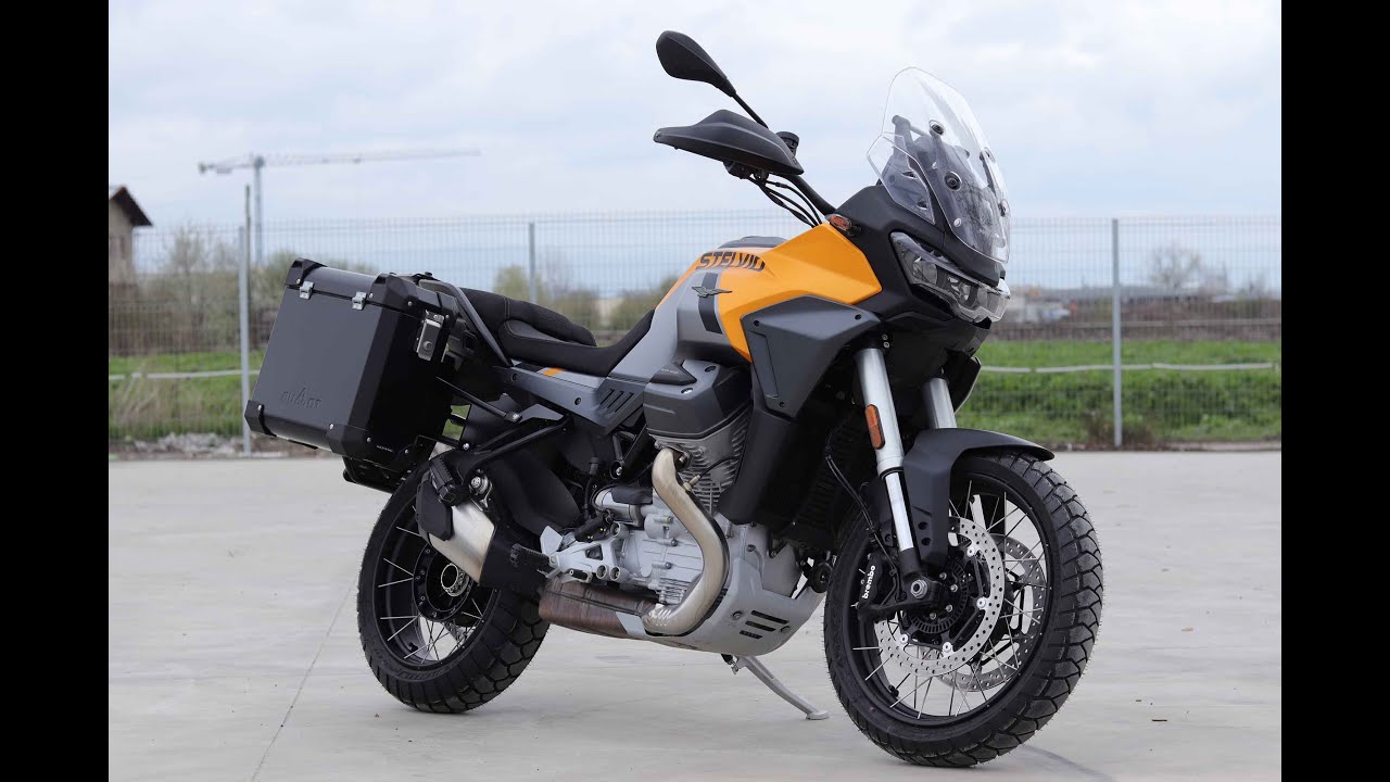 Moto Guzzi Stelvio - BUMOT pannier racks - Installation instructions