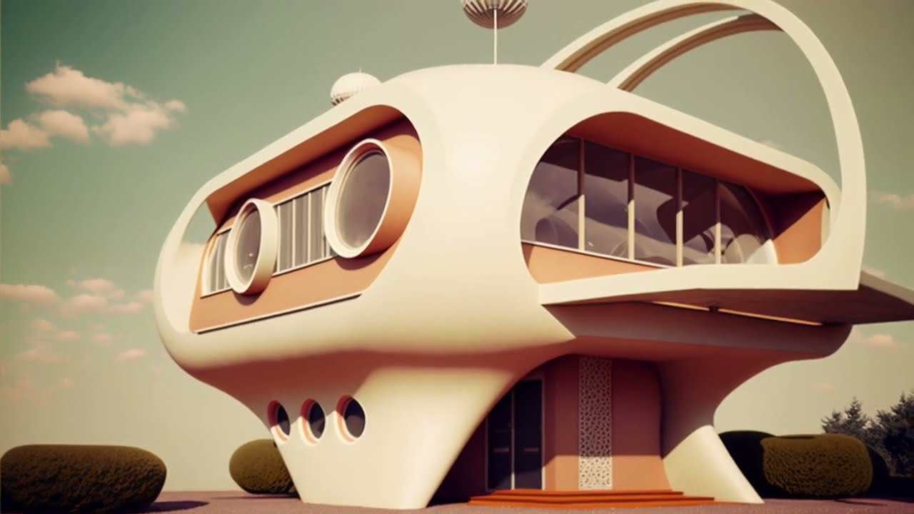 Space Age Homes, interiors & exteriors.
