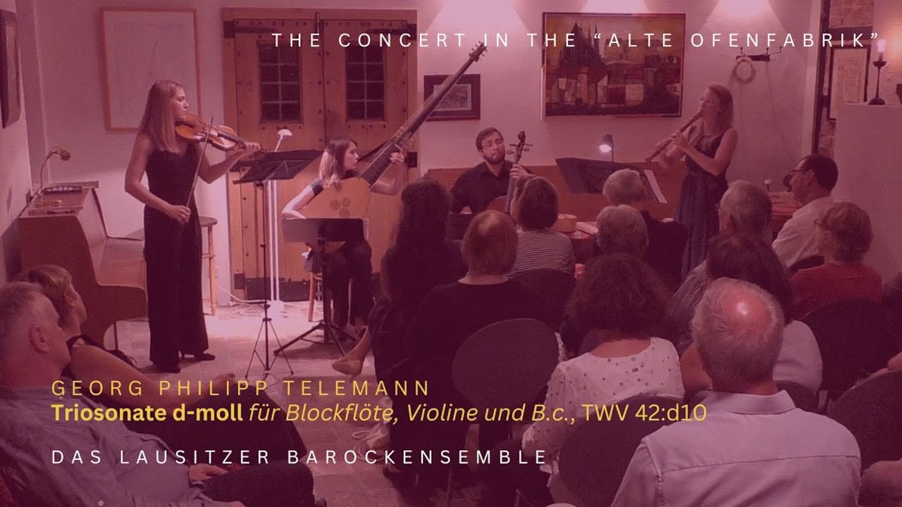 G.Ph.Telemann | Triosonate d-moll TWV 42:d10 | Das Lausitzer Barockensemble