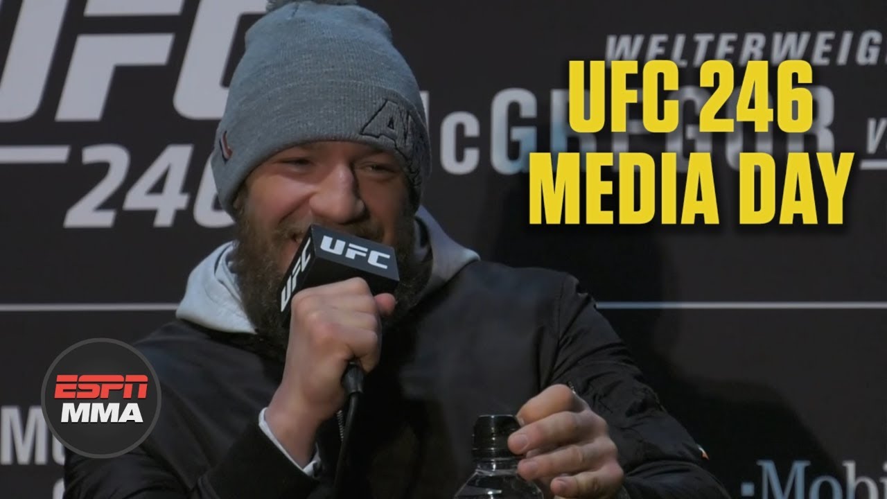 Conor McGregor UFC 246 Media Day Press Conference | ESPN MMA