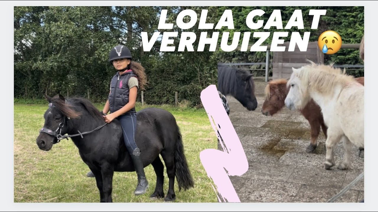 Lola gaat verhuizen 😓