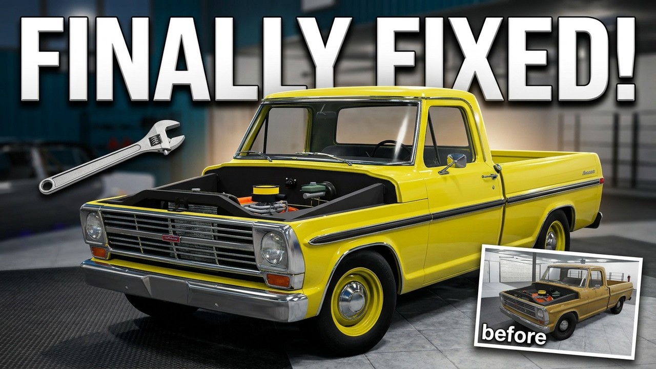 Устраняю все неполадки в этом грузовике - в моём гараже