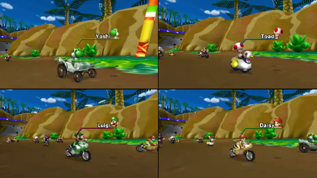 Mario Kart Wii Custom Tracks ✦ 4 Players #050