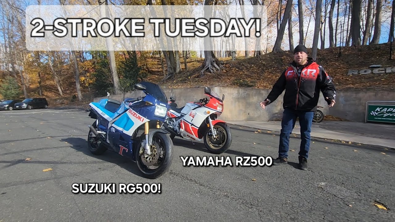 Вторник двухтактных мотоциклов! Suzuki RG500 GAMMA + Yamaha RZ500! 💨