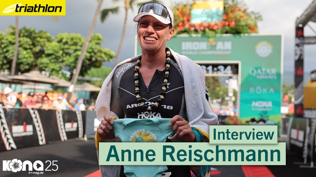 Schwanger ins Ziel des Ironman Hawaii: Anne Reischmann hat auf ihren K&ouml;rper geh&ouml;rt