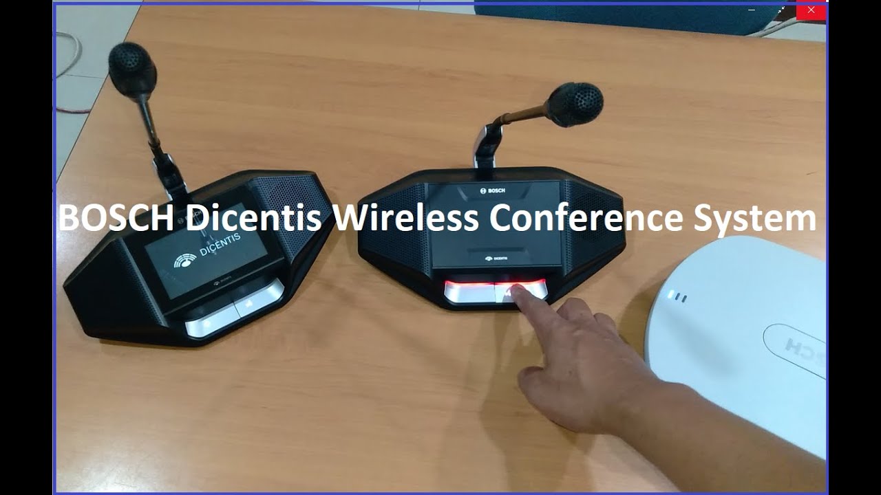 Cara Pairing Device DCNM-WDE Dengan Access Point DCNM-WAP BOSCH Dicentis Wireless Conference System
