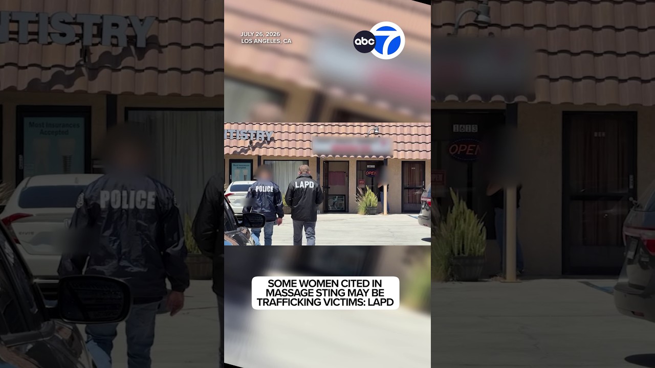 Some women cited in massage sting may be trafficking victims: LAPD