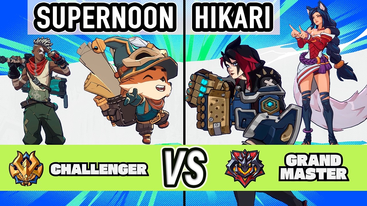 2XKO ▰ Supernoon (Teemo / Ekko) vs Hikari (Vi / Ahri) ▰ High Level Gameplay