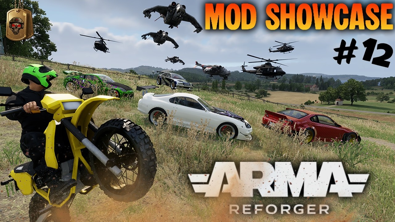 Модификации для ARMA REFORGER | Дрифт-машины, боевые вертолеты, напалм, вертолеты, оружие! И мног...