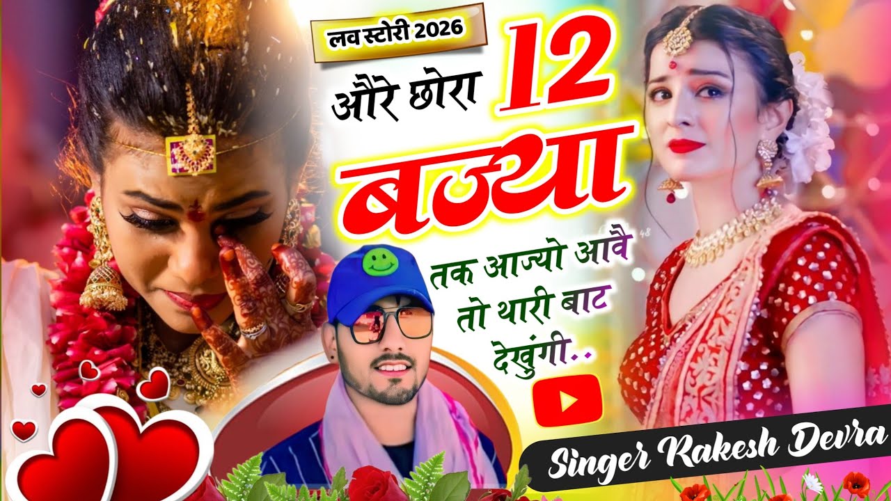 लव स्टोरी सॉन्ग 2026 | Sad 😭 Song | औरे छोरा 12 बज्या तक आज्यो आवै तो थारी बाट देखुंगी  Rakesh Devra