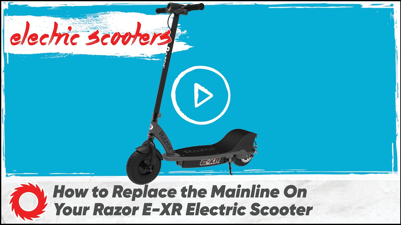 How to Replace the Mainline on Your Razor E-XR Electric Scooter