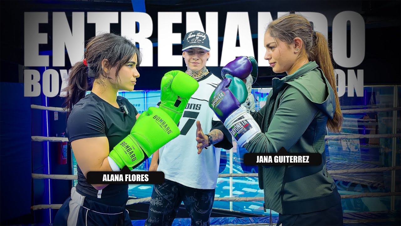 ENTRENANDO BOXEO CON JANA GUTIERREZ 🥊💛💙🦅