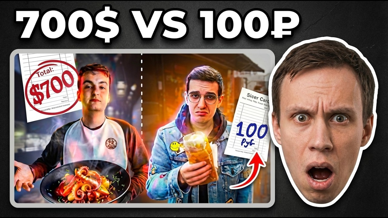 Семён Глаз смотрит САМЫЙ ДОРОГОЙ РЕСТОРАН ПРОТИВ САМЫЙ ДЕШЕВЫЙ РЕСТОРАН (EVELONE192)