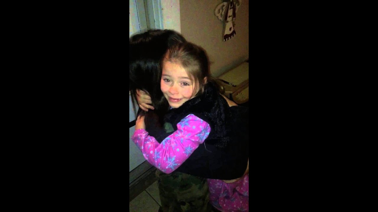 Sailor surprises her little sister