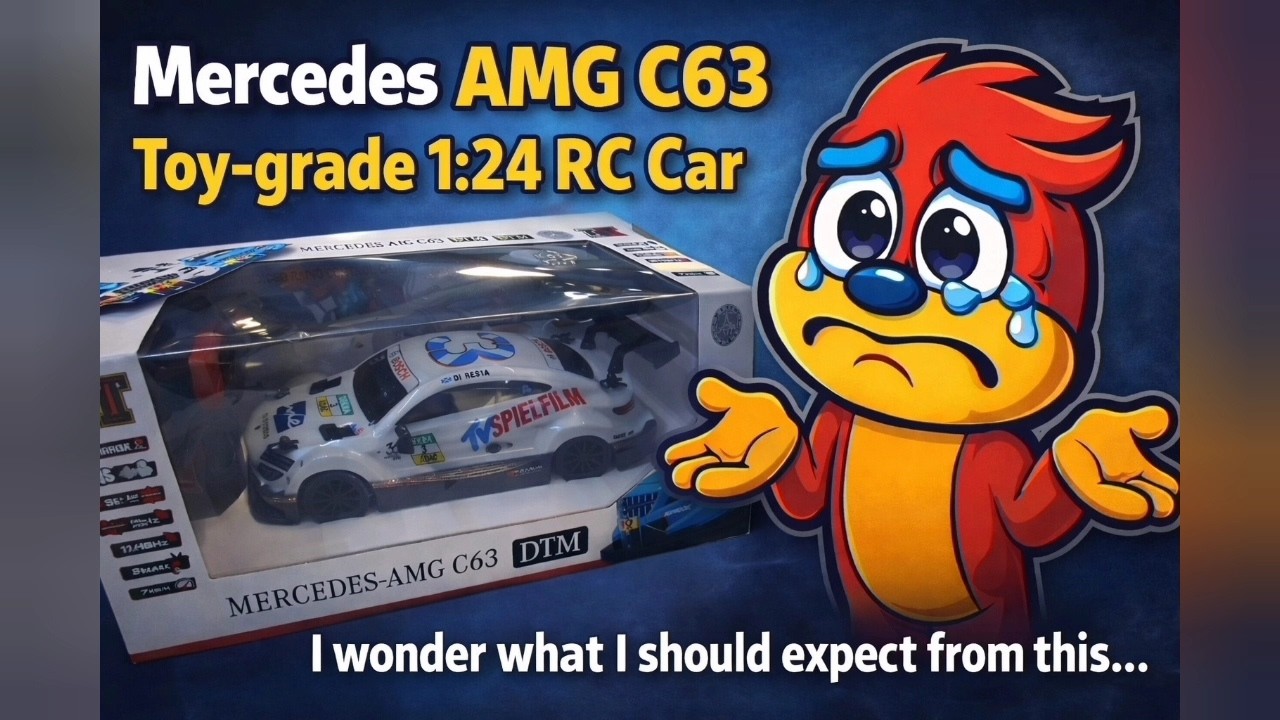 Mercedes AMG C63 Toy Grade 1:24 RC Car