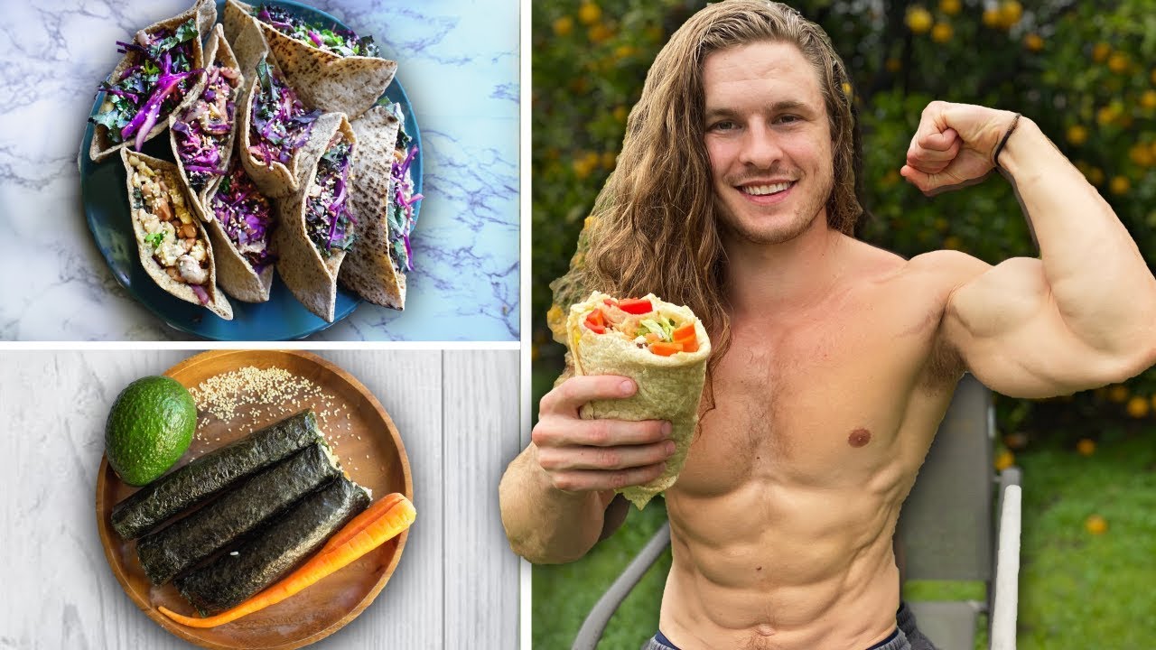 FULL DAY OF EATING | VEGAN BODYBUILDER (HIGH PROTEIN)