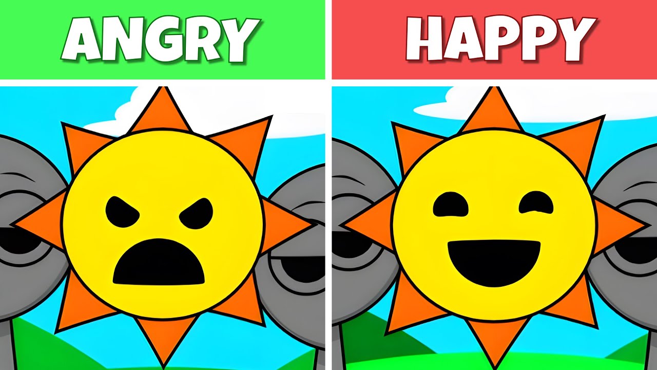 Sprunki - Angry vs Happy