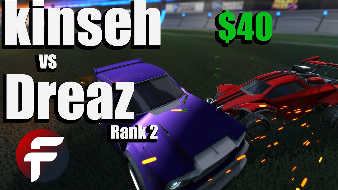 Kinseh vs Dreaz (Rank 2) | FeerRL Title Match! | $40 Rocket League 1v1 Showmatch