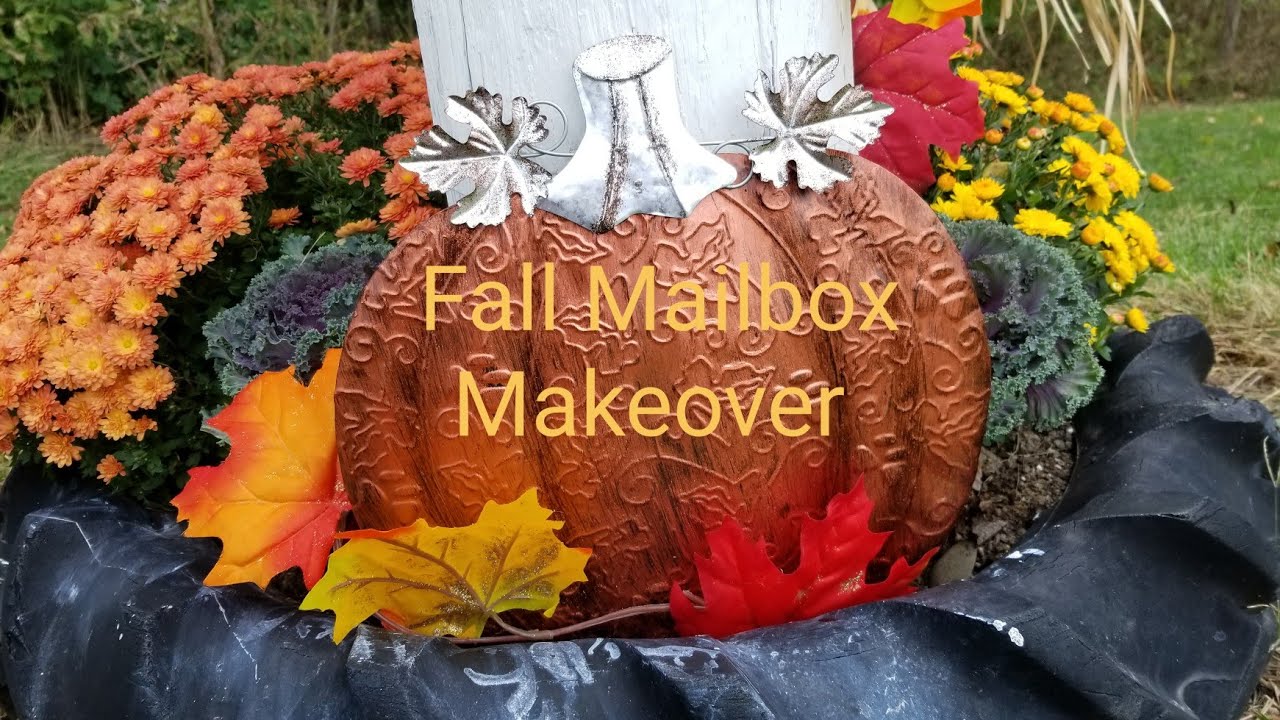 Fall Mailbox Makeover