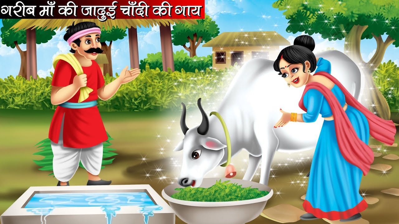 गरीब माँ की जादुई चाँदी की गाय | Garib Maa Ki Jaadui Chandi Ki Gaay | Hindi kahaniya | Moral stories