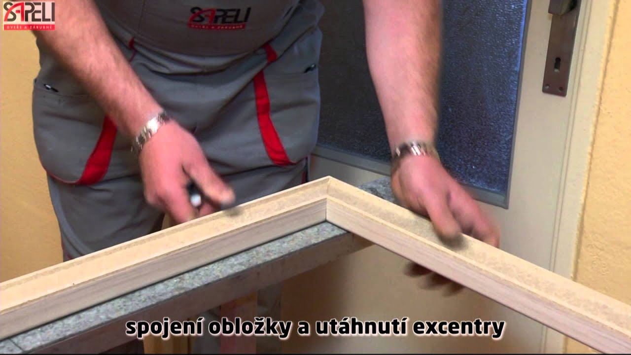 Montáž zárubní OKZ SAPELI (obklad kovové zárubně)