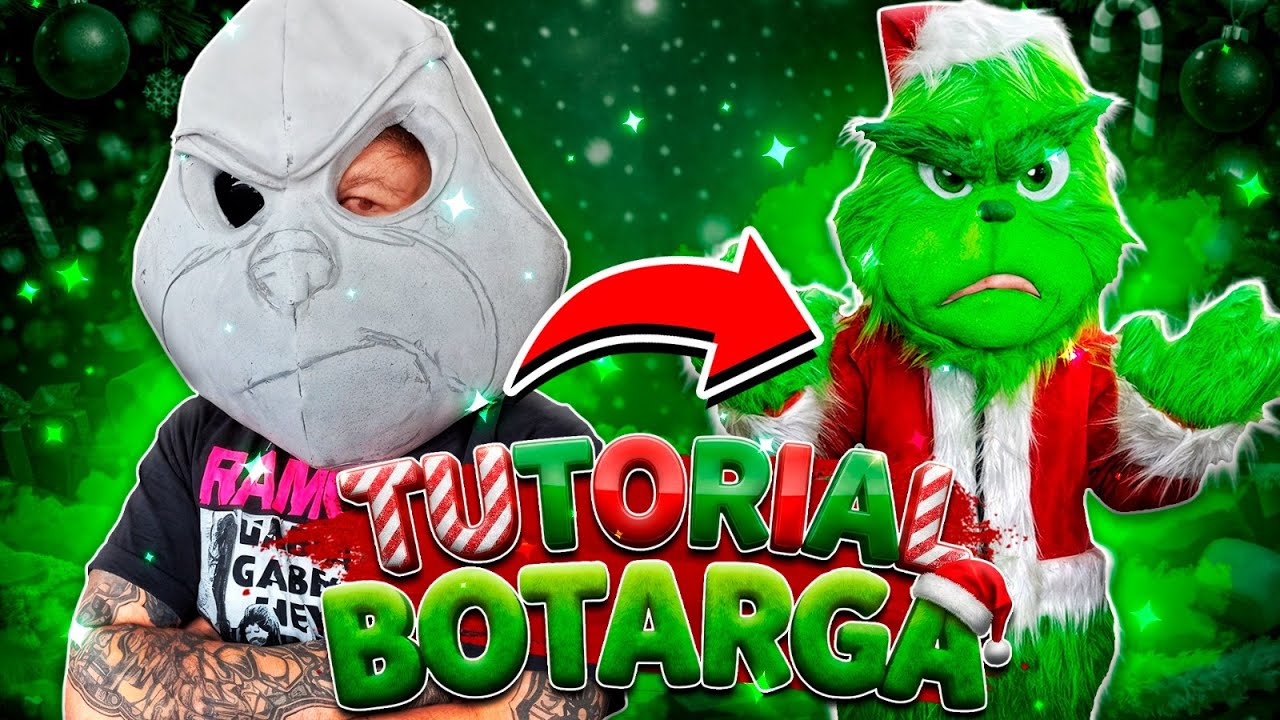 Tutorial de Botarga del Grinch paso a paso !Hazlo tu mismo! #cosplay #tutorial #diy 