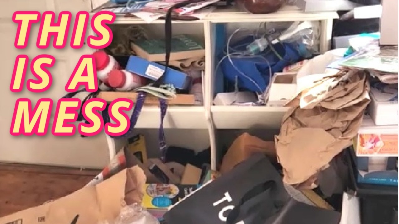 THIS AREA IS A MESS | Climbing Out of Depression | My Decluttering Journey