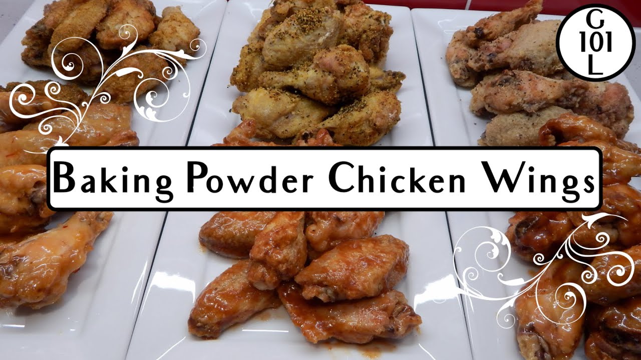 Baking Powder Oven Baked Chicken Wings - No Oil Needed - Better Than Corn Starch