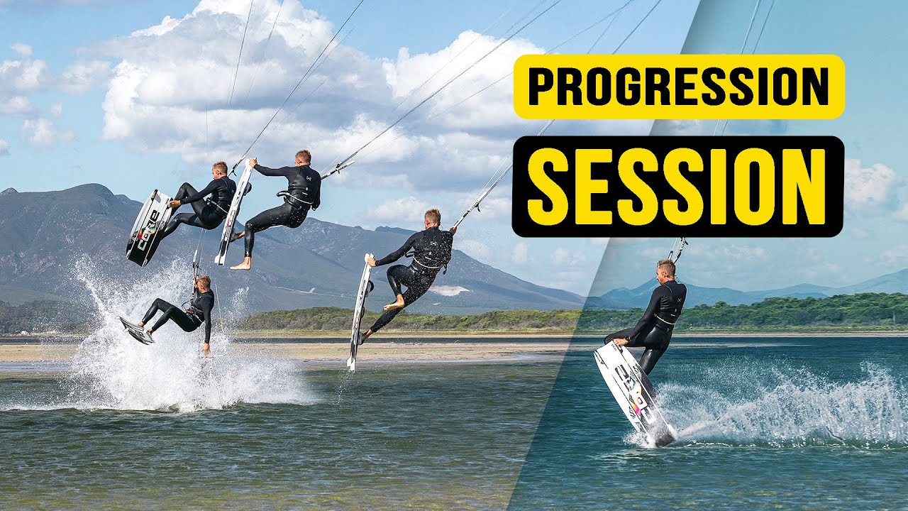 Pro Rider... Still Crashing | My Kiteboarding Progression Session