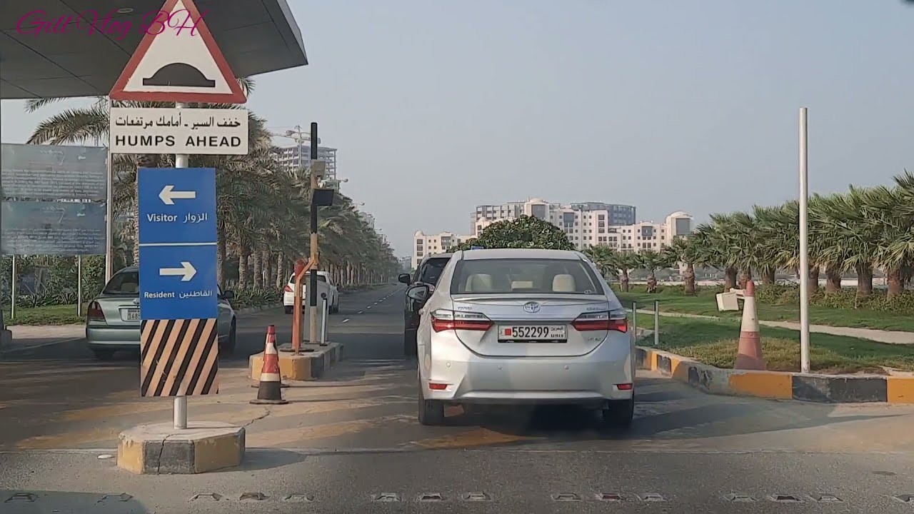 Bahrain Muharraq to Amwaj Island #bahrain #gulf #video