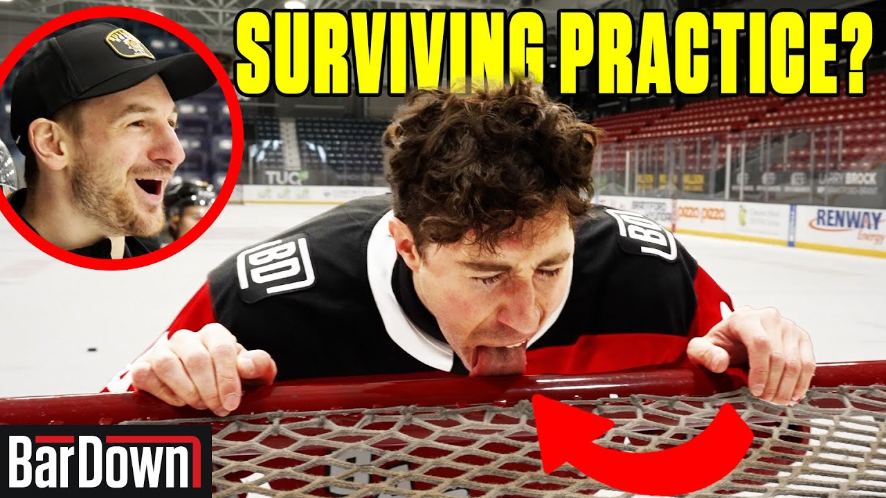 I BARELY SURVIVED A ZACH HYMAN HOCKEY PRACTICE