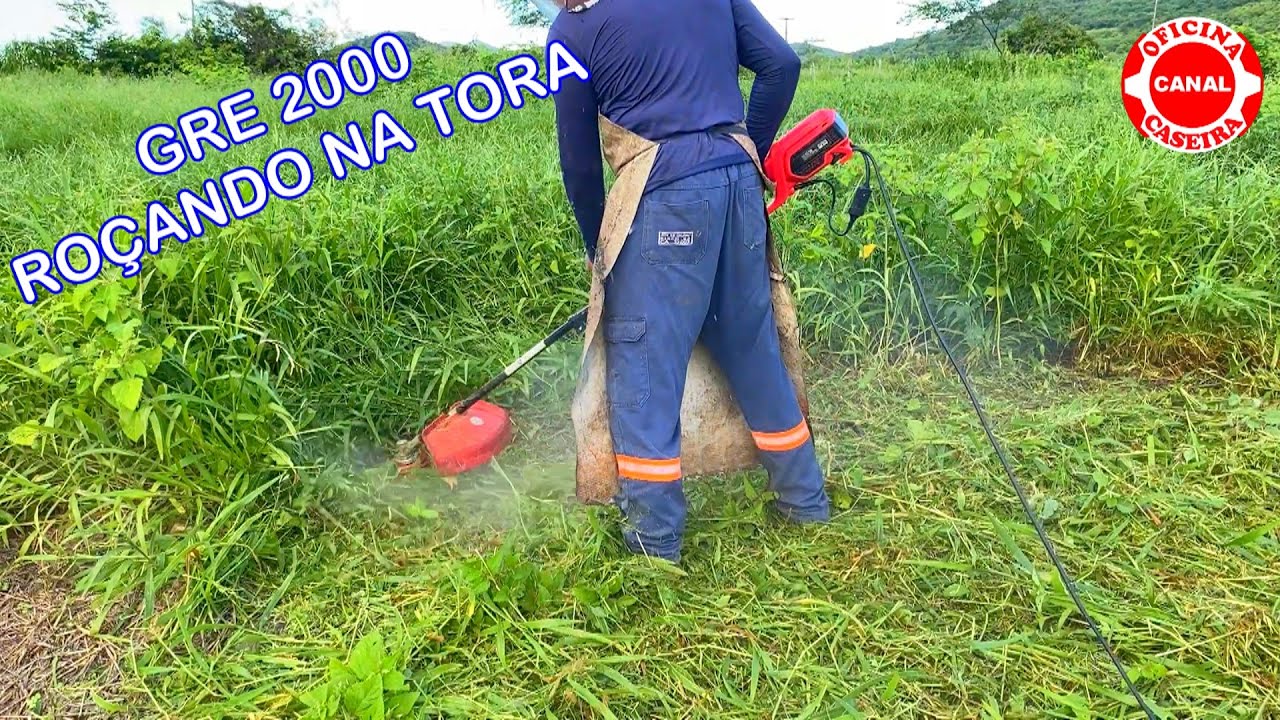ROÇADEIRA ELÉTRICA DE 2.000 WATTS, GARTHEN GRE 2000,  NA PROVA DE FOGO