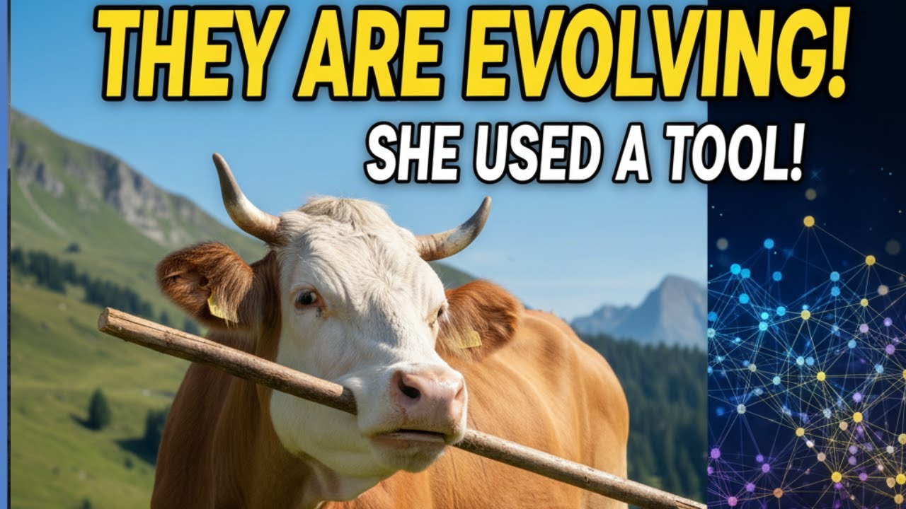 Smartest Cow Ever? Swiss Cow Caught Using Tools!