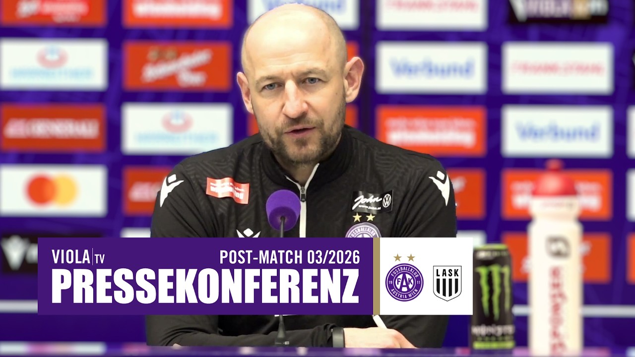 Live: Pressekonferenz nach Austria Wien - LASK 2:2 mit Stephan Helm (02/2026) #faklive #ViolaTV