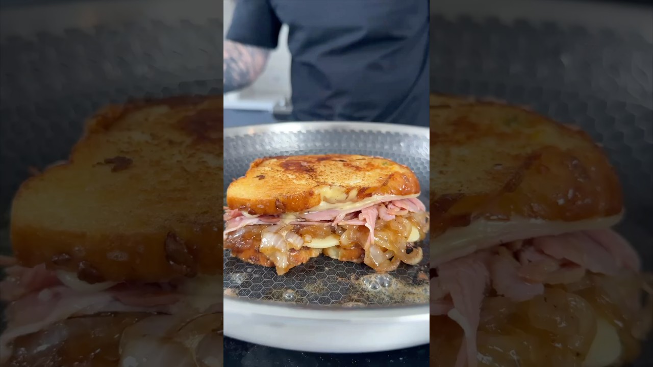 Epic Ham & Cheese Sandwich #makeithappen #cooking