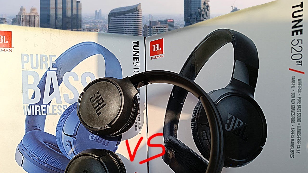 Наушники JBL tune 510bt vs JBL tune 520bt
