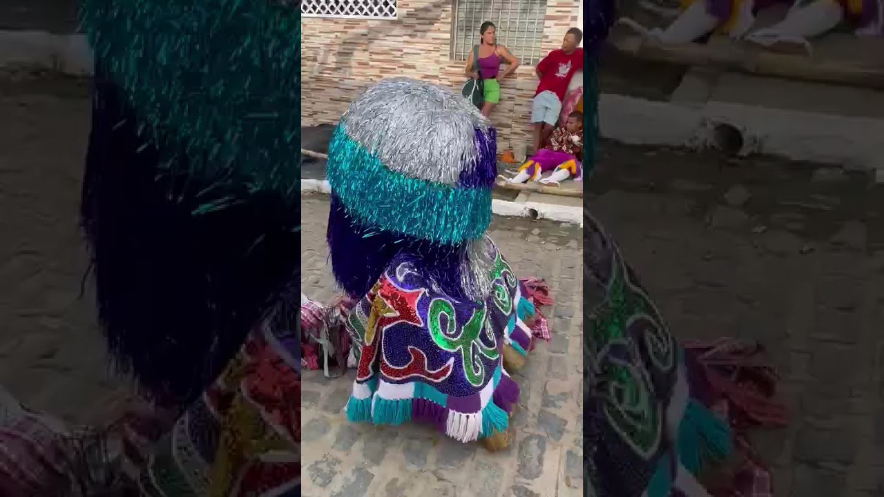 Chegada do caboclo Vinicius na sede do maracatu cambindinha 🐟🐟