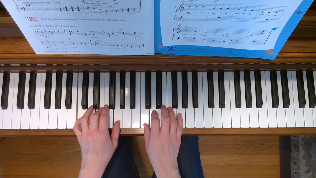 Row, Row, Row Your Boat - Piano Adventures Level 1 Lesson Book