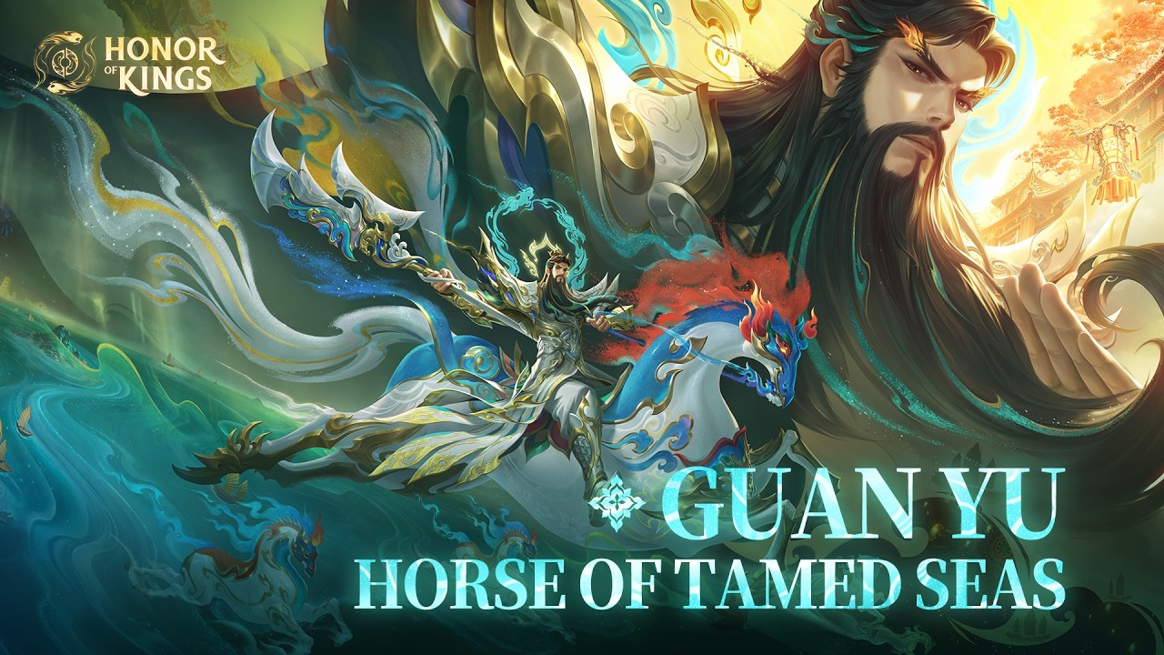 Horse of Tamed Seas Guan Yu | Skin Showcase | Honor of Kings