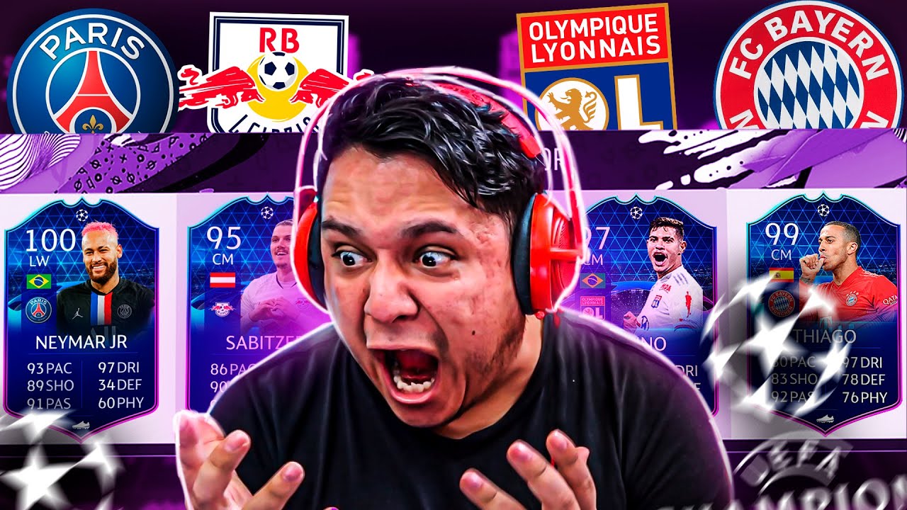 DRAFT DAS SEMIFINAIS DA CHAMPIONS!! NEYMAR MITOU?! FIFA 20 FUT DRAFT!! 🔥😱