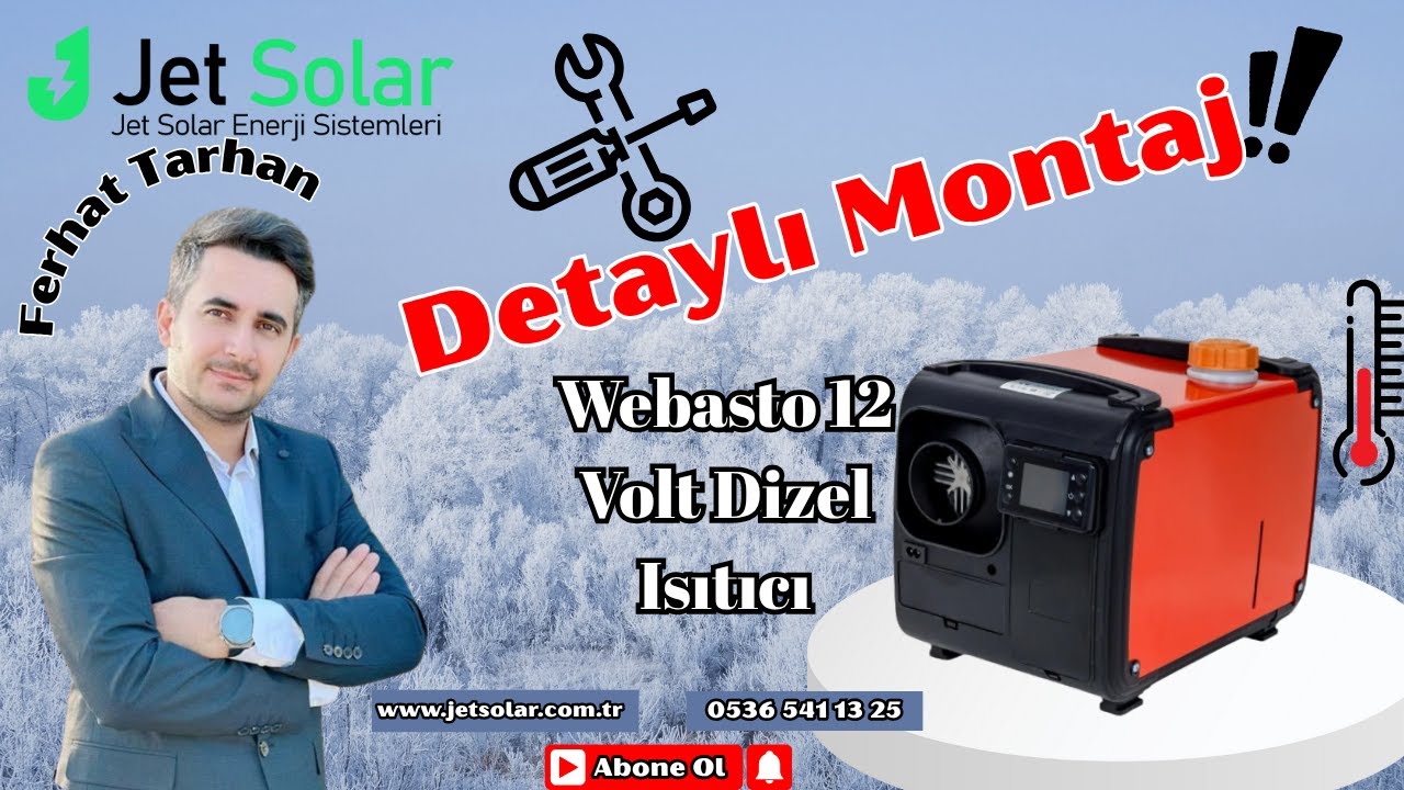 Webasto 12 Volt Dizel Isıtıcı Detaylı Montaj-Kurulum Rehberi
