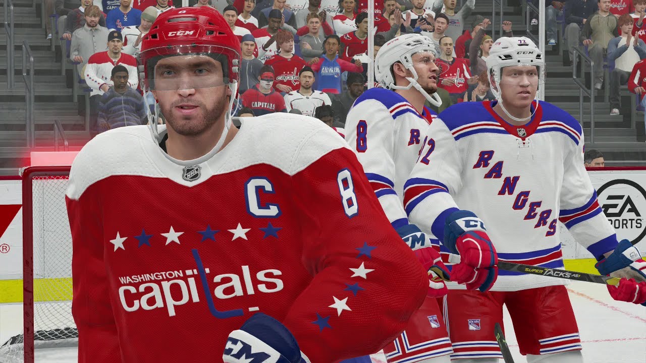 NHL 21 Gameplay - Washington Capitals vs New York Rangers Full Game Highlights - PS4 EA Play