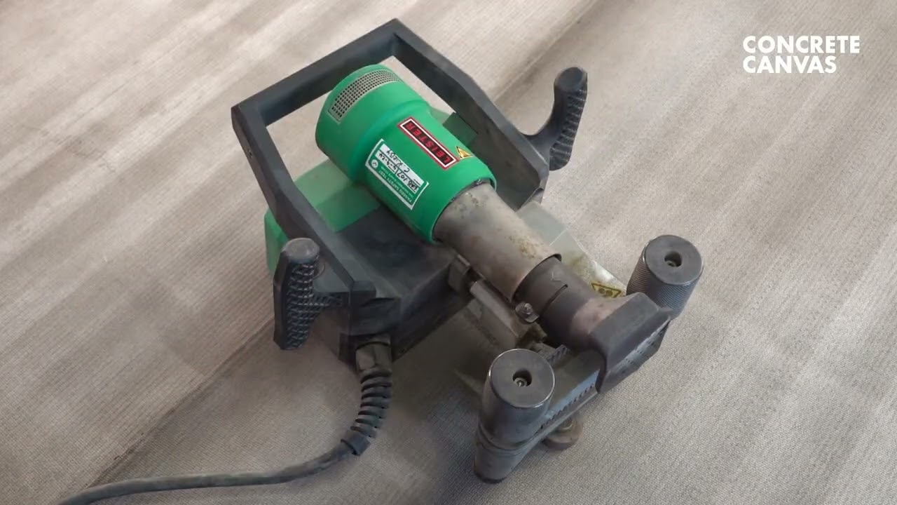 Concrete Canvas Thermally Bonded Overlap Joint