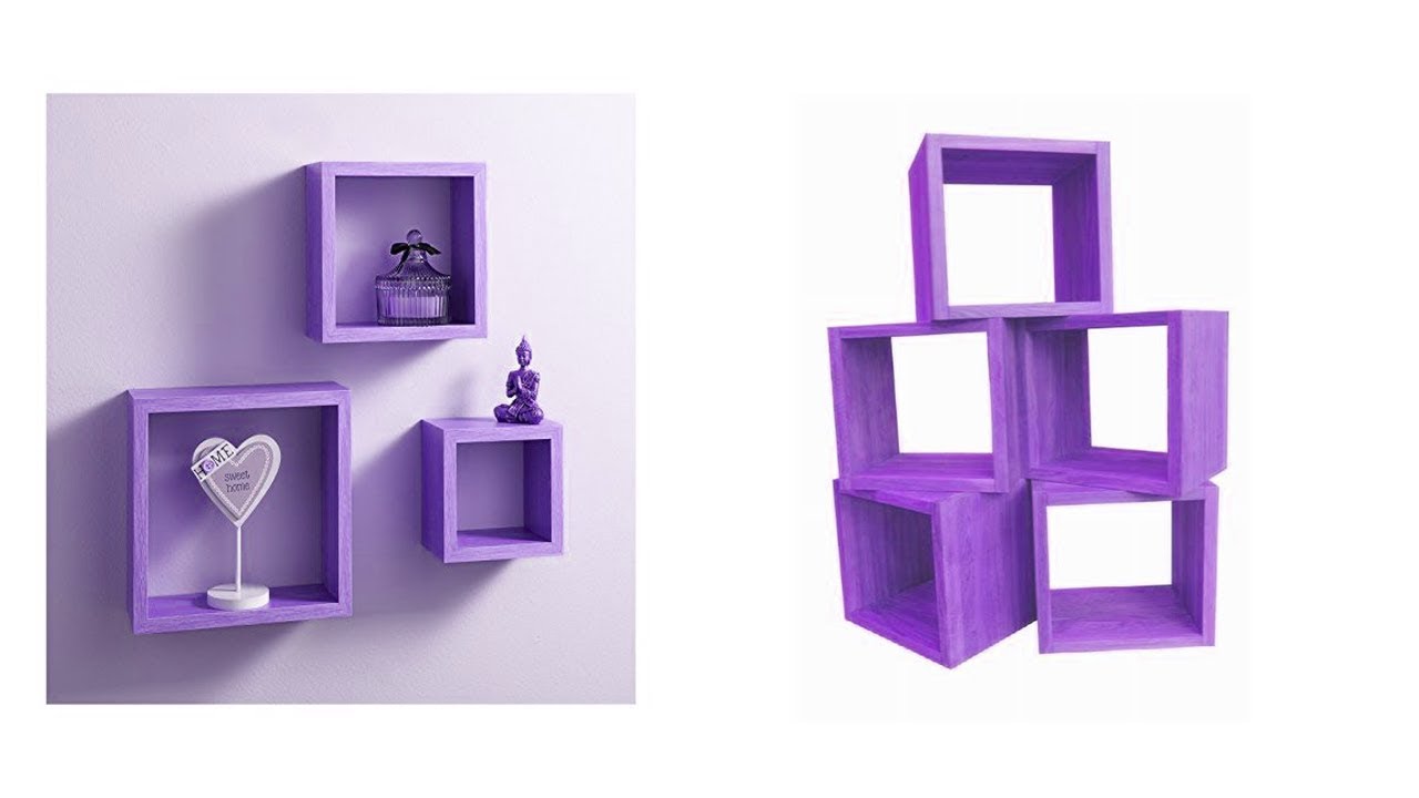 101 Wall Decor Ideas,  floating shelves, creative corner shelves